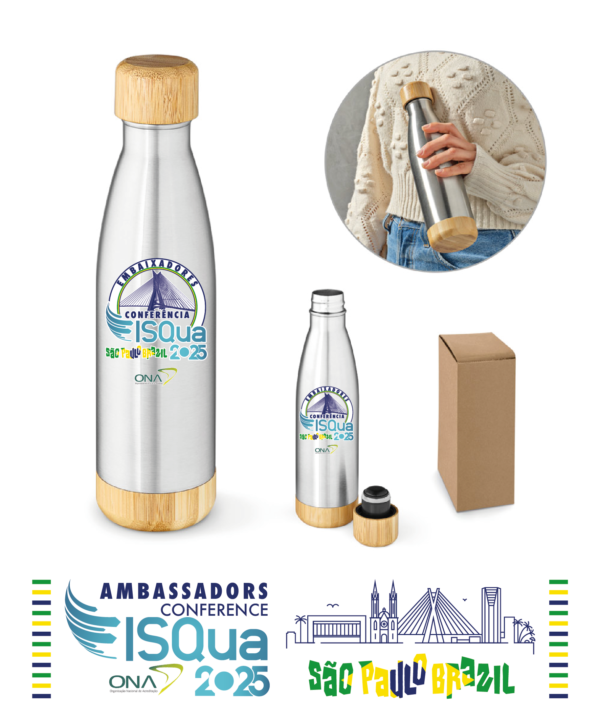 ♻️ Squeeze | Garrafa em aço inox